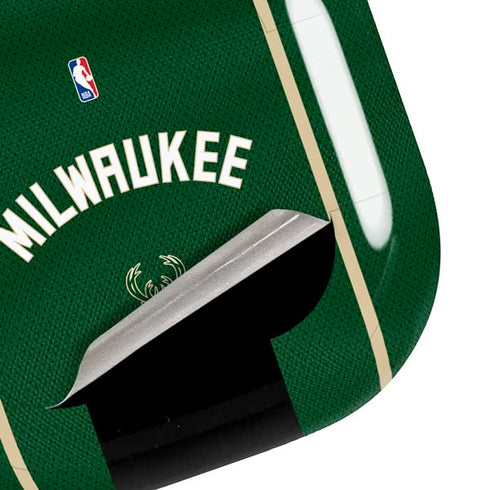 NBA Milwaukee Bucks Jersey Galaxy Buds Pro Skin